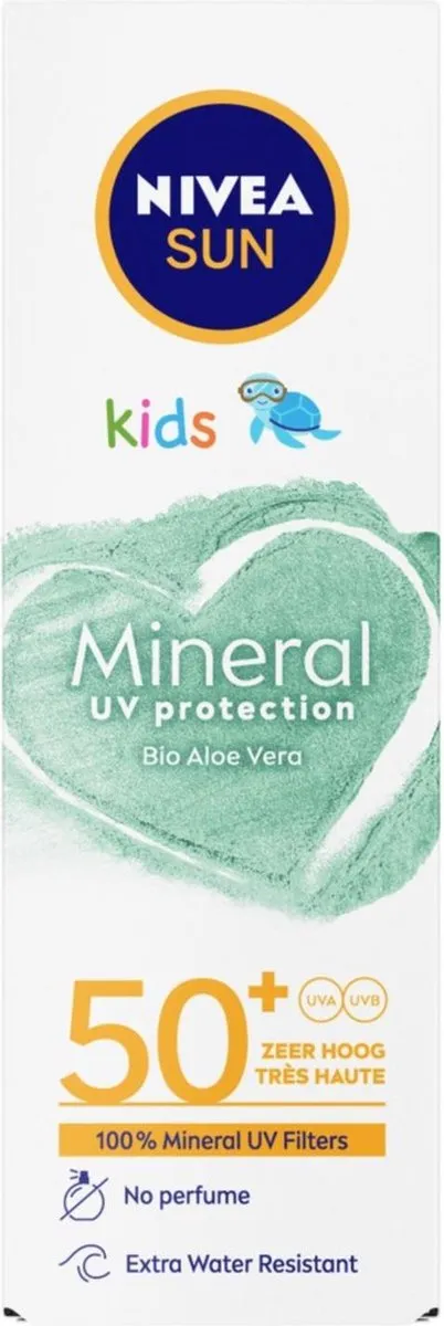 NIVEA SUN Kids Mineral UV Gezicht Zonnecrème SPF50+ 50ml - afbeelding 6 van 6