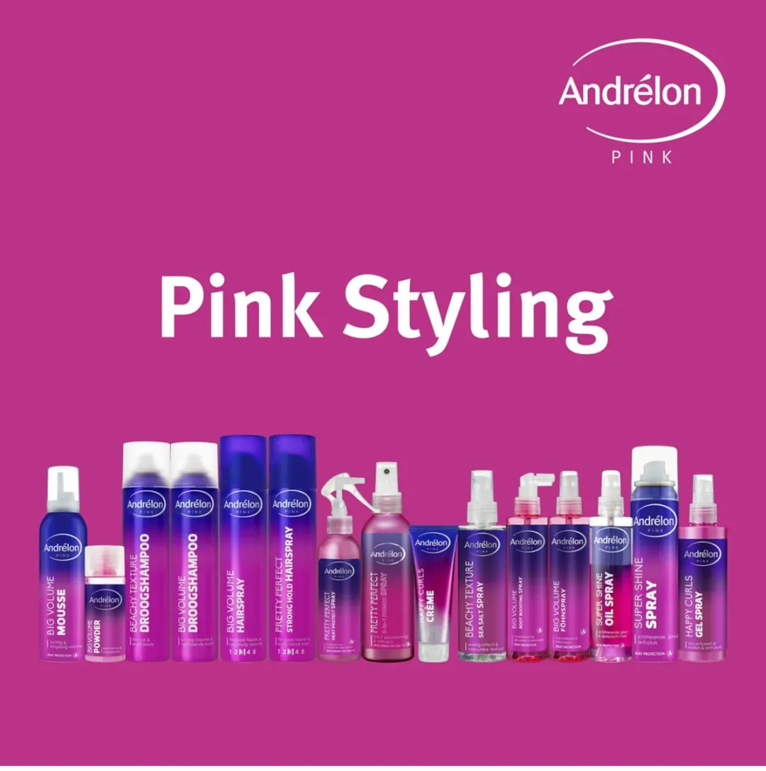 Andrélon Pink Happy Curls Crème 125ml