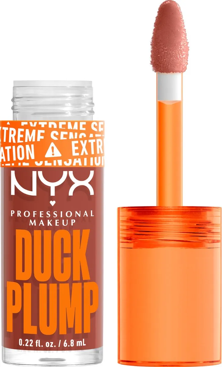 NYX Duck Plump Plumping Lipgloss Brown-Of-Applause - 6,8ml