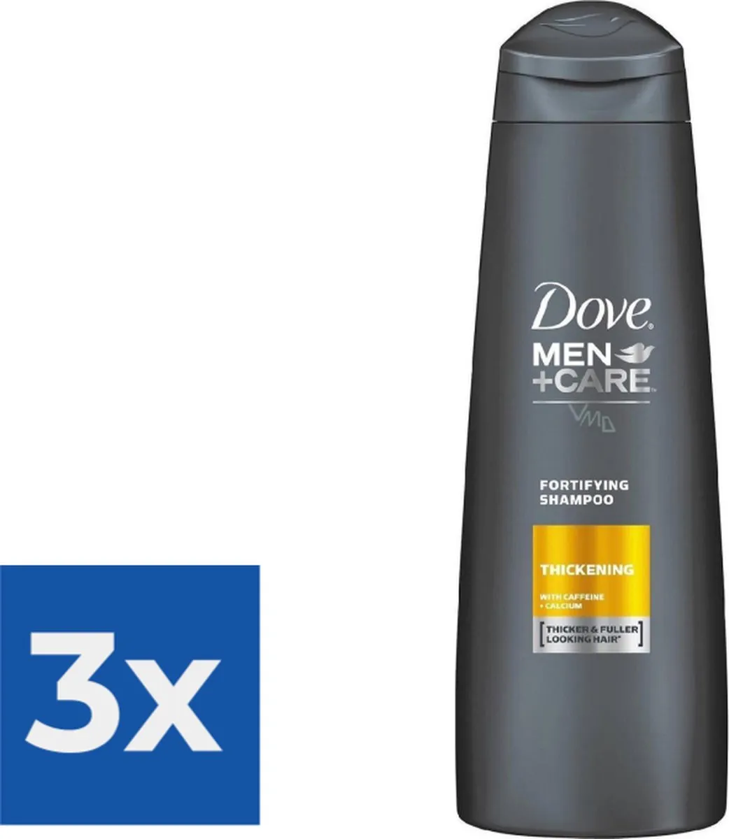 Dove Men+Care Thickening Shampoo 250ml - 3 Stuks