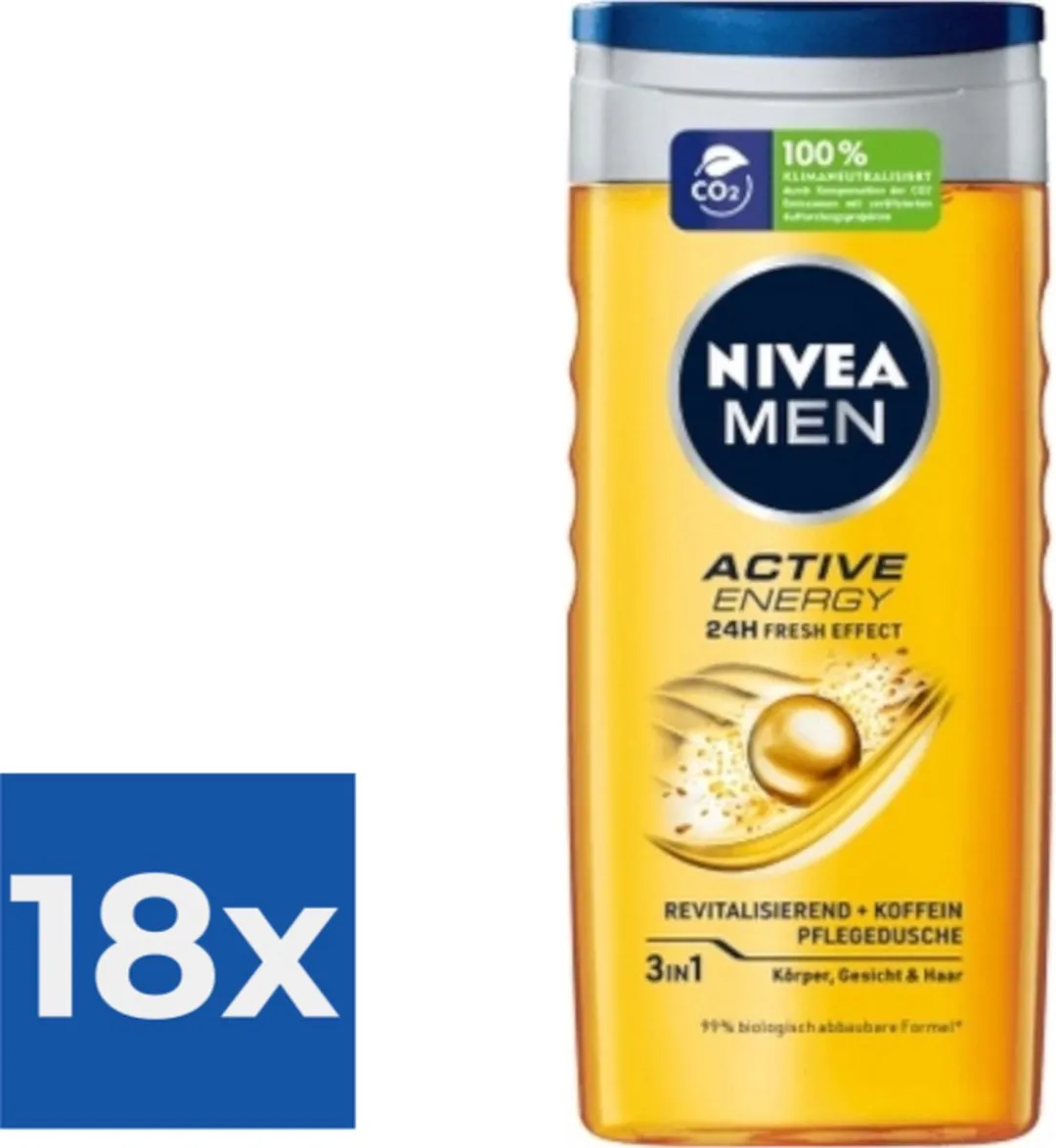 NIVEA Men Active Energy Douchegel 250ml