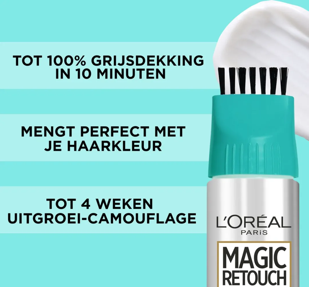 L'Oréal Paris Magic Retouch Permanent 3 Donkerbruin - 100g