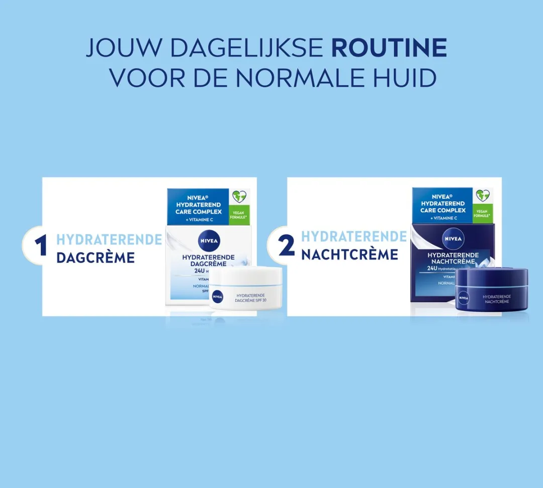 NIVEA Essentials Nachtcrème 50ml - Hydraterend voor Gezicht/Hals