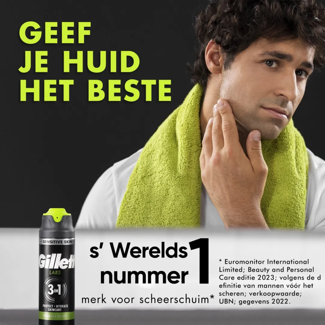 Gillette Labs Snel Schuimende Scheergel 198ml - afbeelding 6 van 6