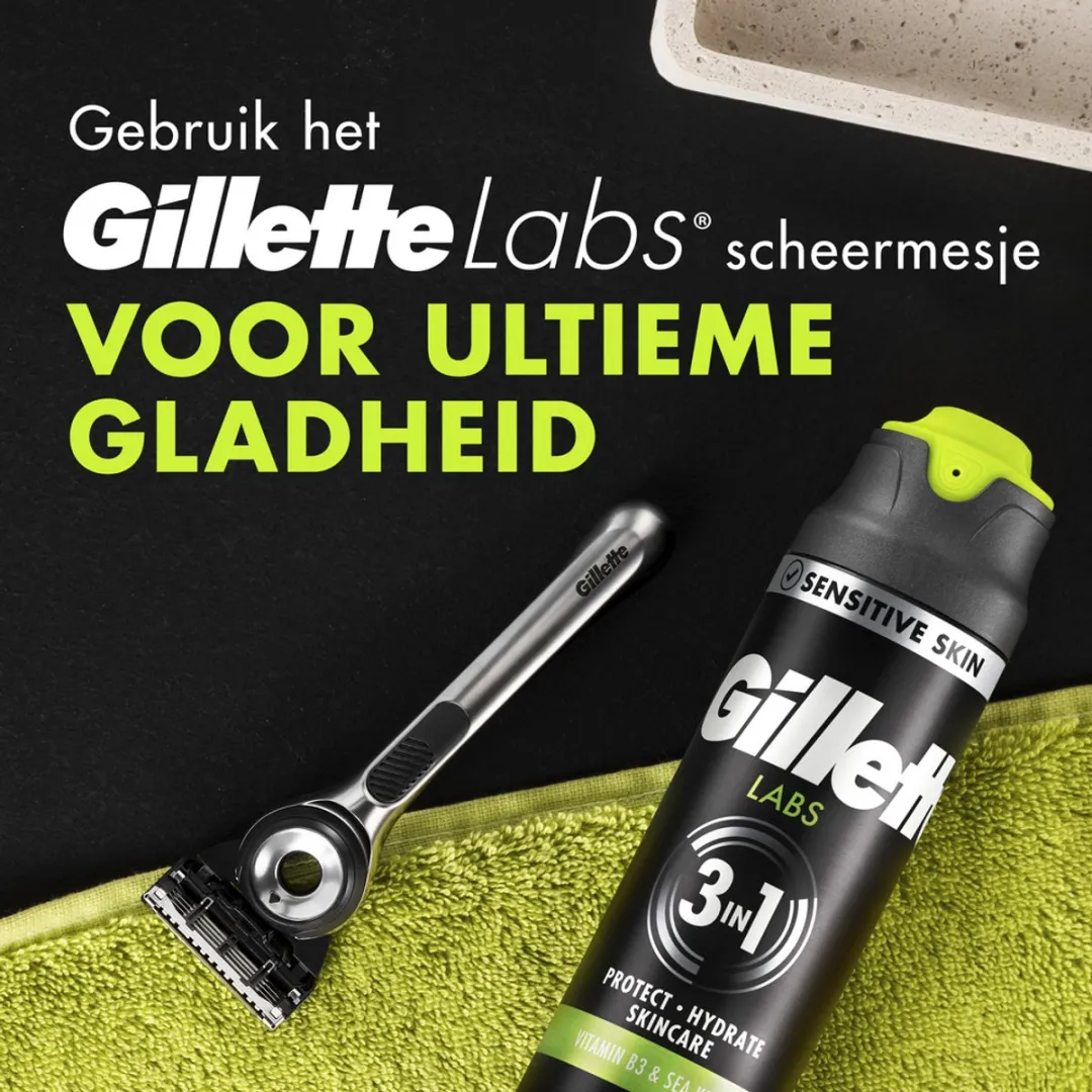 Gillette Labs Snel Schuimende Scheergel 198ml