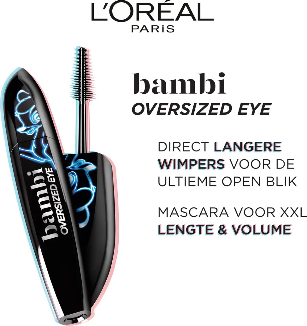 L'Oréal Paris Bambi XXL Oversized Eye Mascara 8,9ml - Zwart