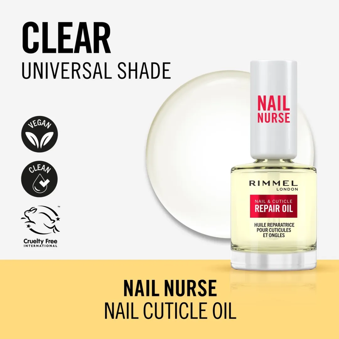 Rimmel Nurse Repair Base Coat 8ml - Transparant - afbeelding 6 van 6