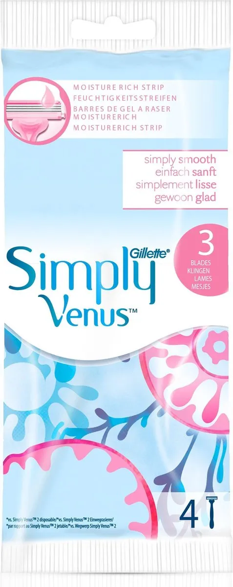 Gillette Venus Simply3 Wegwerpscheermesjes