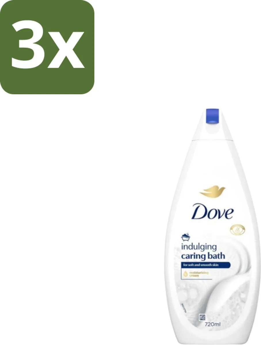 Dove Indulging Cream Badcrème 720ml - 3 Stuks