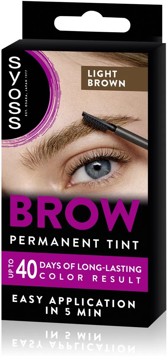 SYOSS Brow Tint Lichtbruin - Wenkbrauwverf 10ml