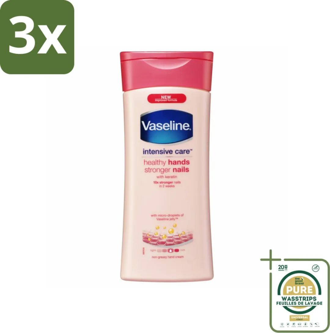 Vaseline Handcreme Healthy Hands & Stronger Nails 200ml