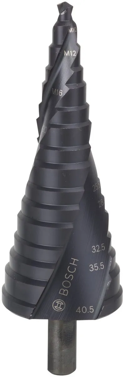 Bosch HSS-AlTiN Trappenboor M10-M40 10mm