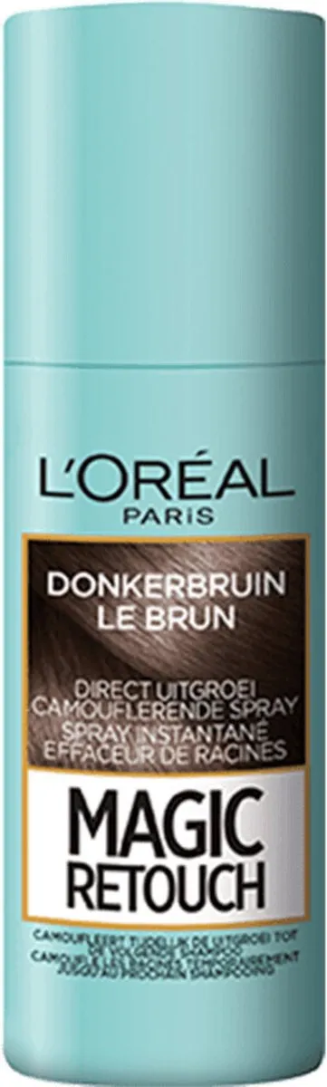 L'Oréal Paris Magic Retouch Uitgroeispray Donkerbruin - 225ml