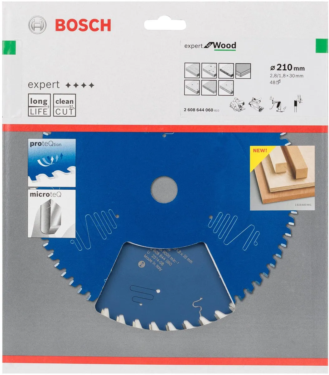 Bosch Expert for Wood Cirkelzaagblad 190mm - 56 Tanden