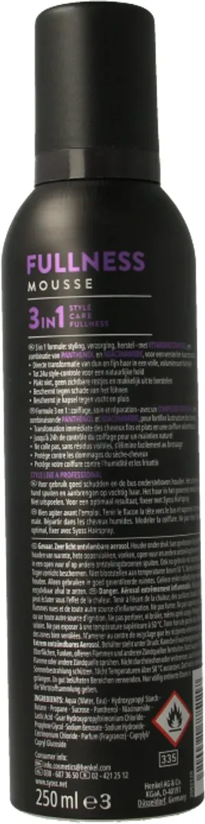 SYOSS Fullness Haarmousse 250ml