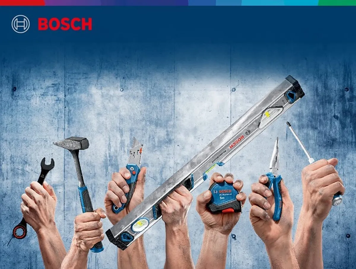 Bosch Professional 1600A016BM Messenset - Blauw - 3 Reservemesjes