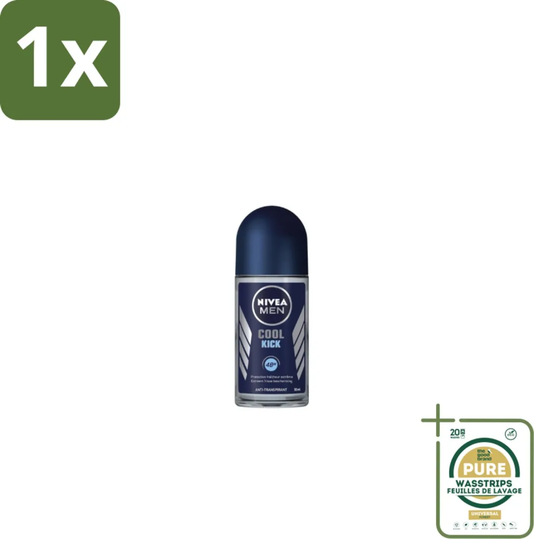 NIVEA Men Cool Kick Deodorant Roller 50ml