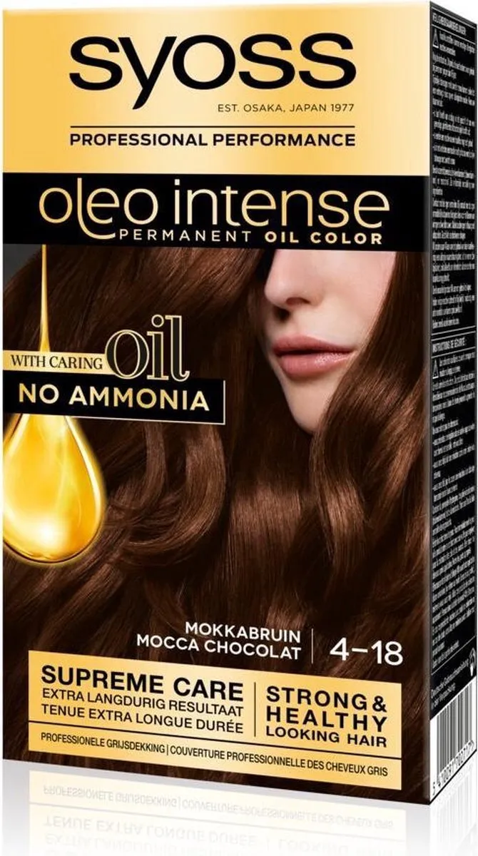 SYOSS Oleo Intense Haarverf Mokka Bruin - 24 Stuks