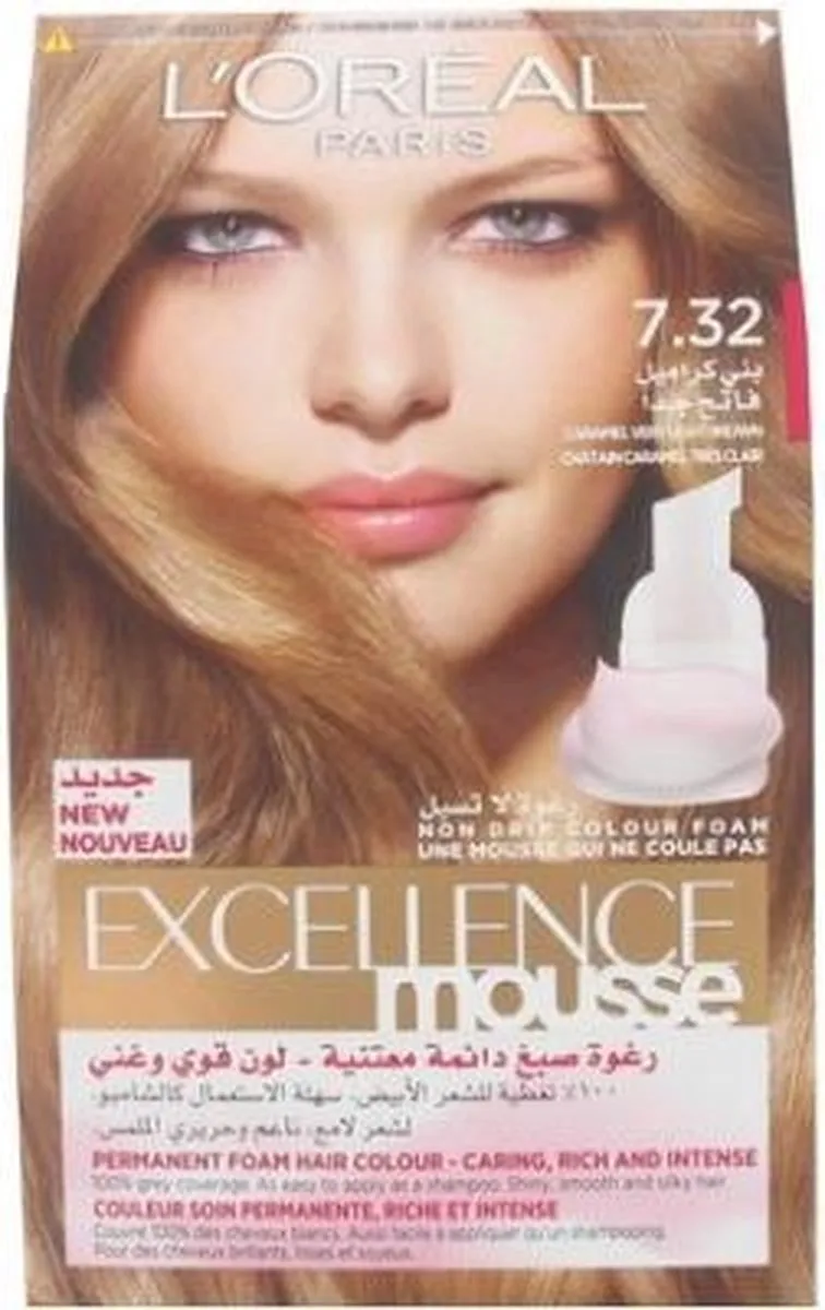 L'Oréal Paris Excellence Mousse 7.32 Caramel