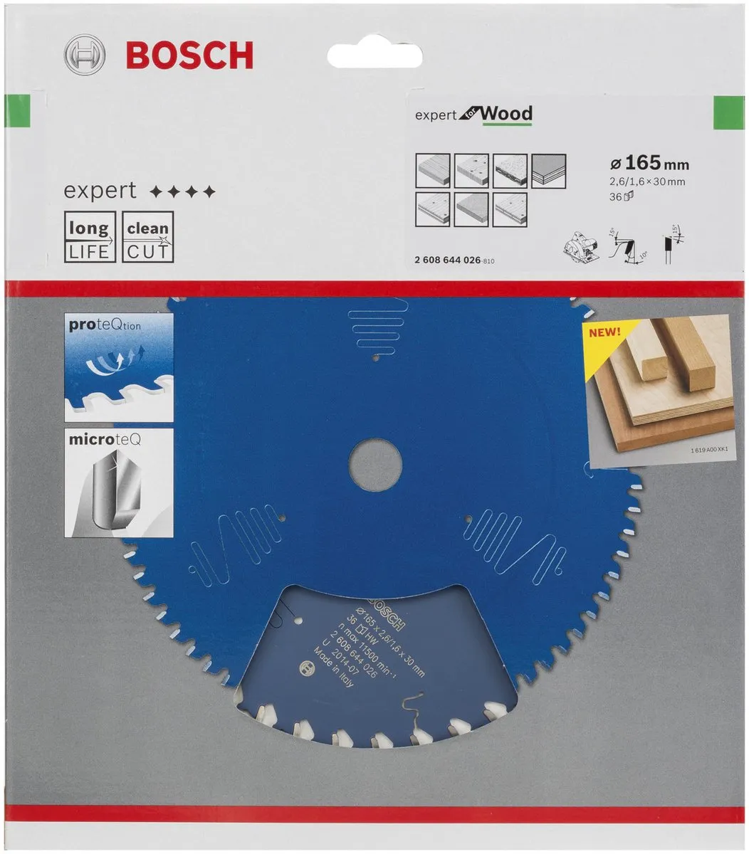 Bosch Expert Cirkelzaagblad HPL 165mm - 36 Tanden