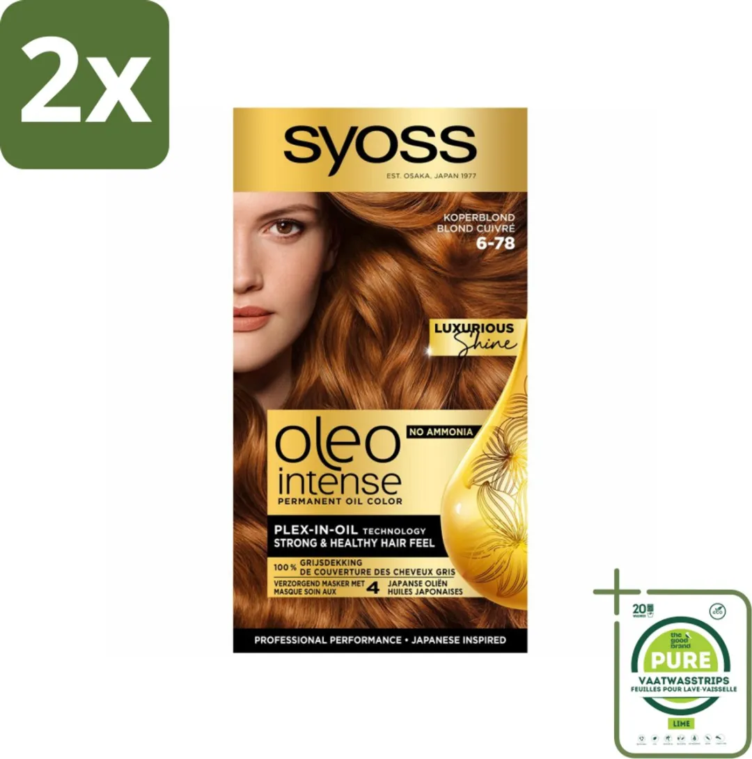 SYOSS Oleo Intense 6-78 Permanente Haarverf Koperblond