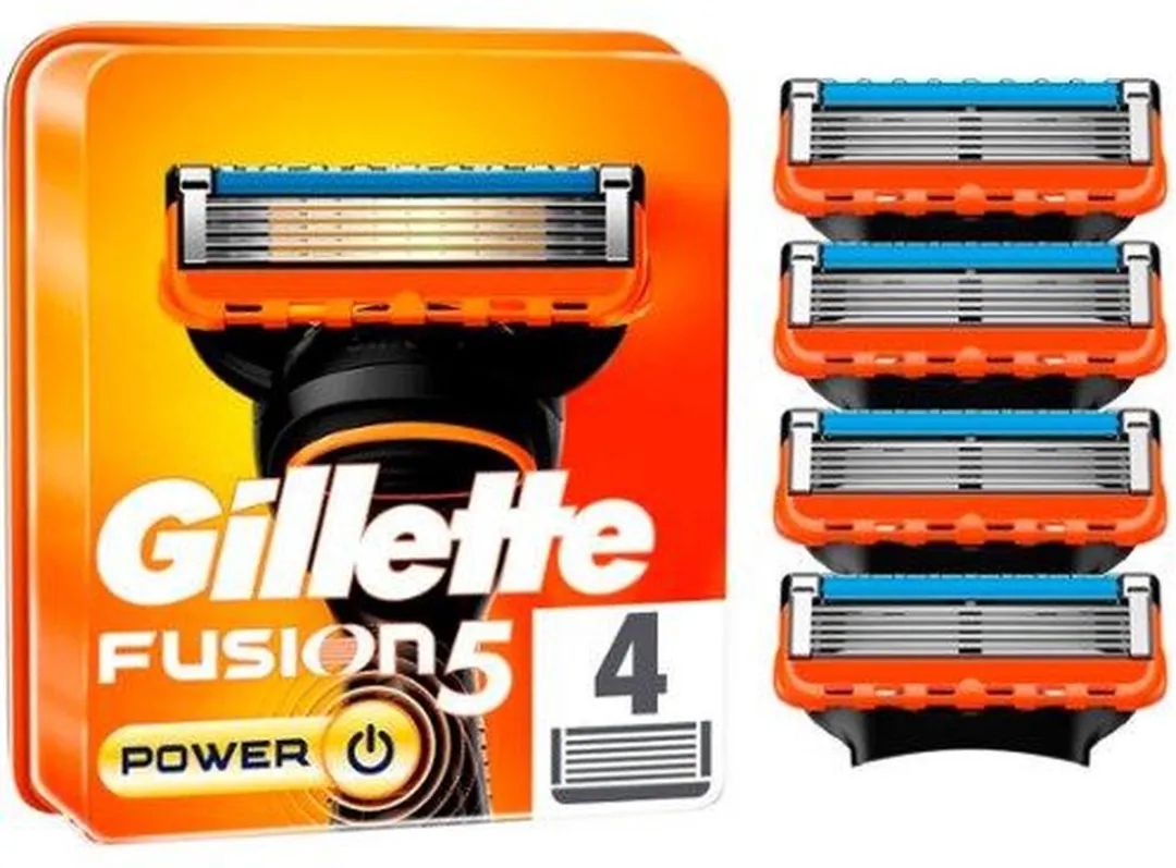Gillette Fusion 5 Power Navulscheermesjes - 4 Stuks