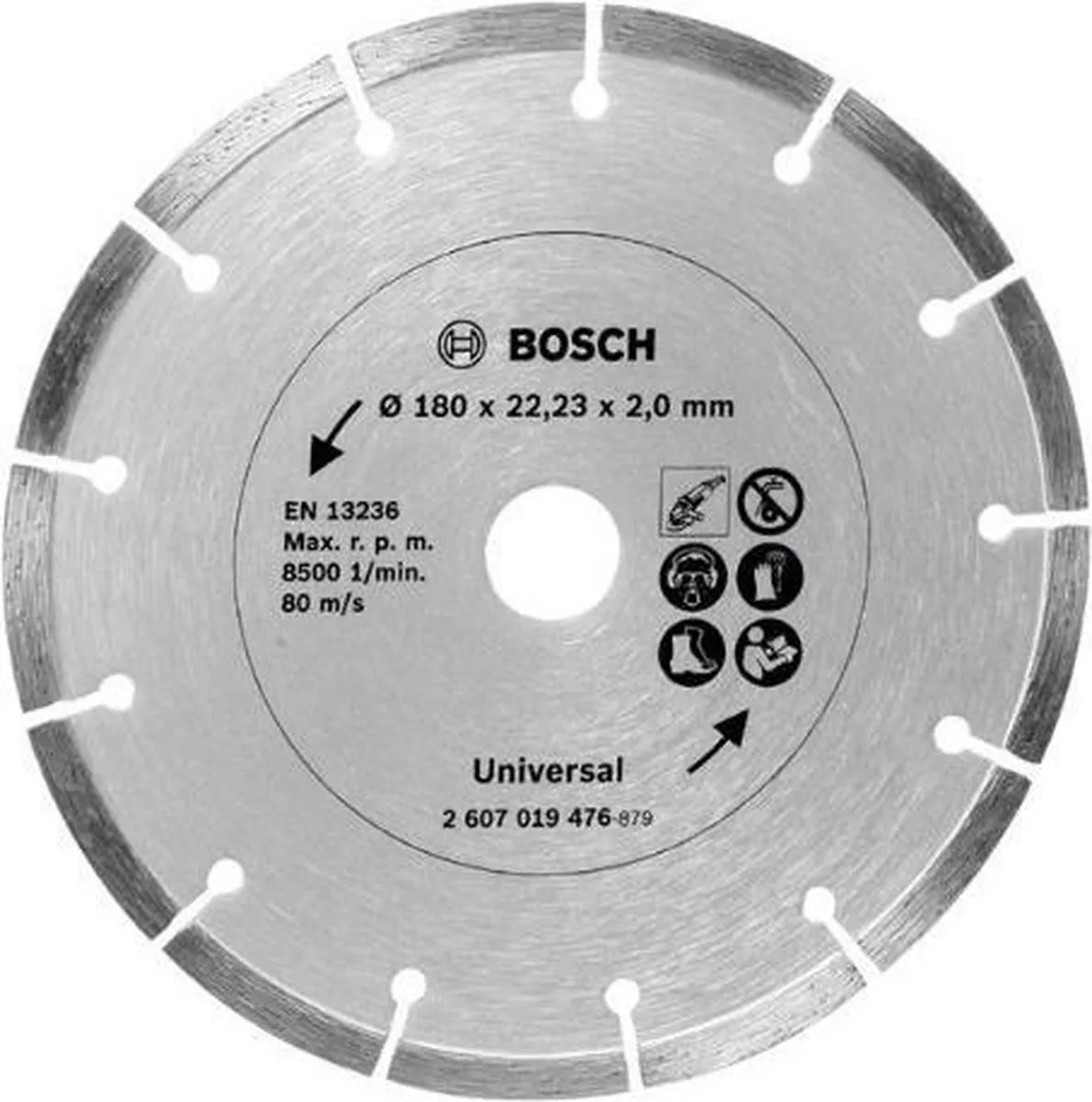 Bosch Diamantschijf 180mm - Beton/Steen/Natuursteen