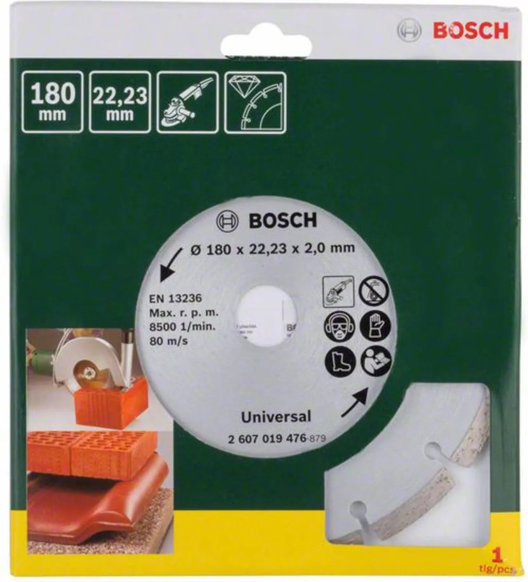Bosch Diamantschijf 180mm - Beton/Steen/Natuursteen