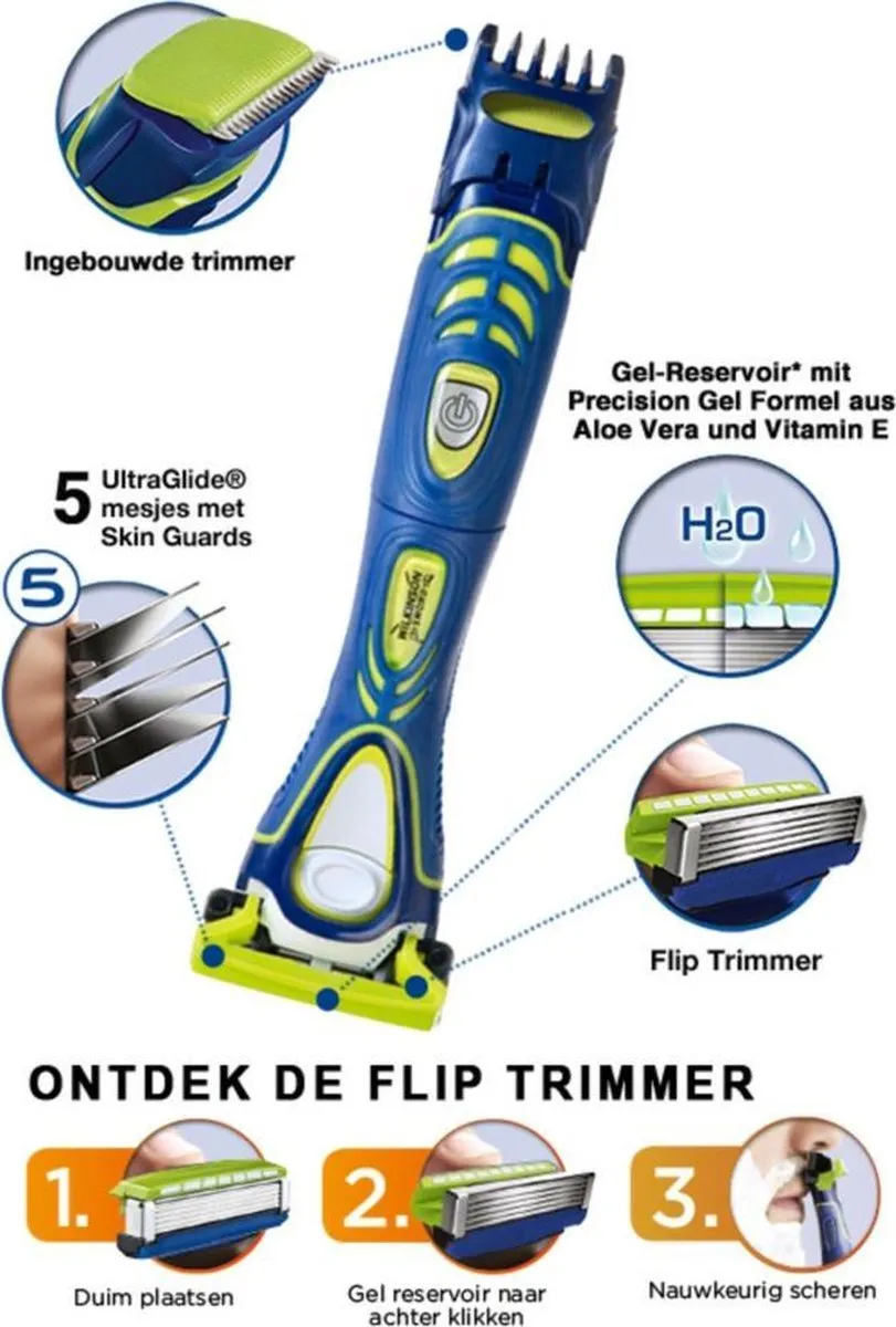 Wilkinson Hydro Razor 5 Groomer Provit B5 - 5 Stuks