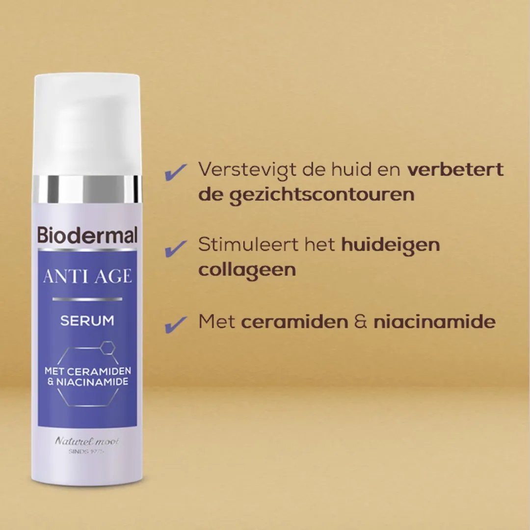 Biodermal Anti Age Serum 30ml - Ceramiden & Niacinamide