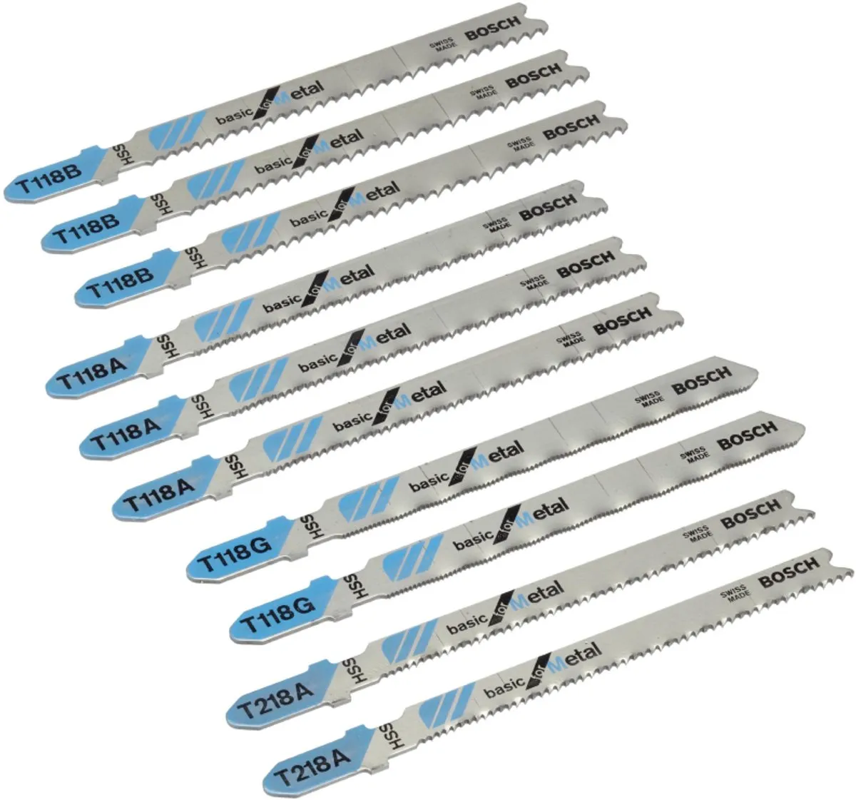 Bosch X-PRO Line Zaagbladen 10 Stuks - Metaal