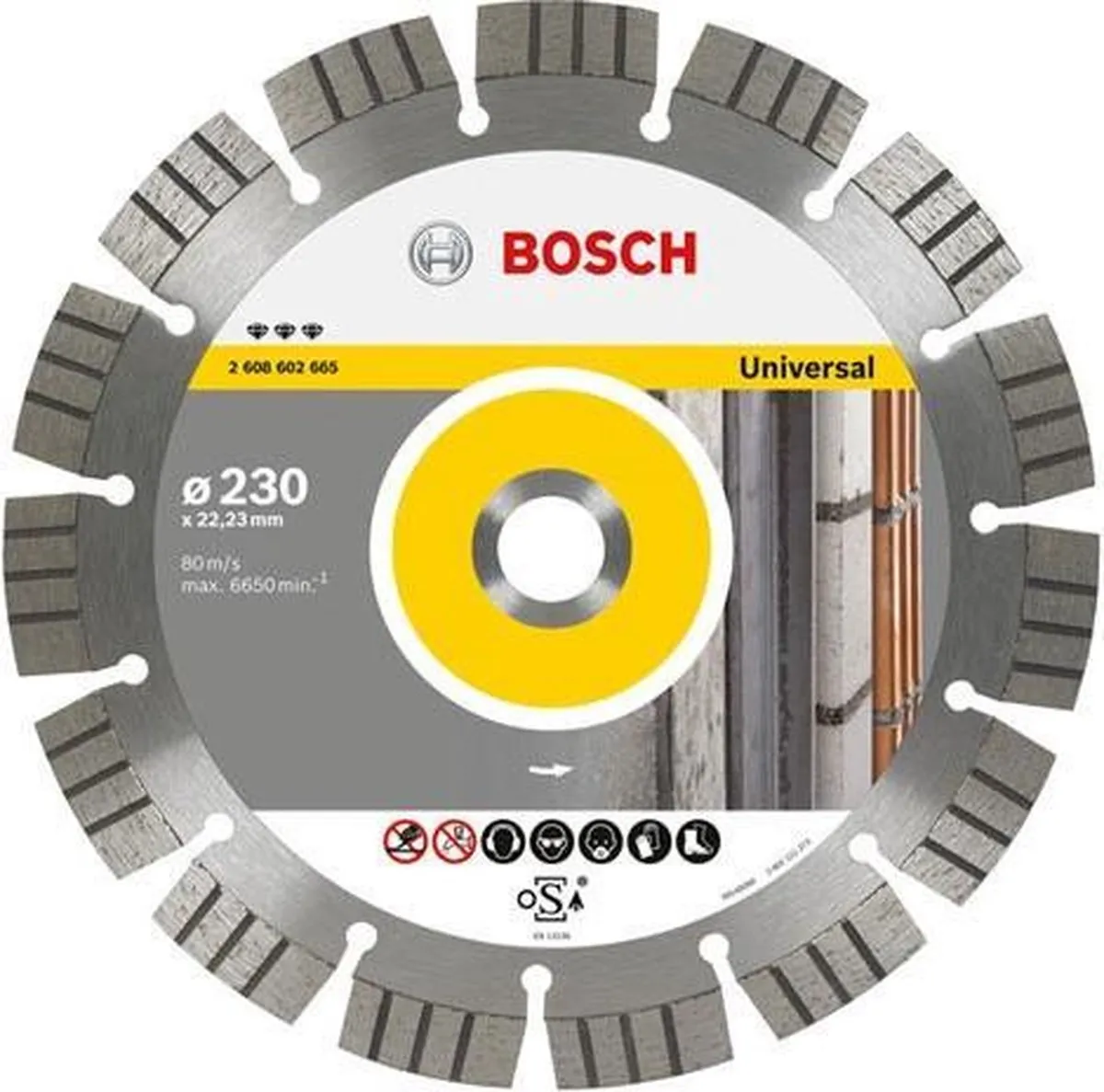 Bosch Diamantdoorslijpschijf 115mm Metaal