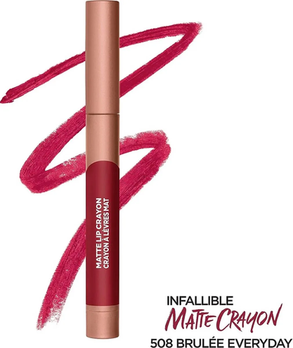L'Oréal Paris Infallible Matte Lip Crayon 508 Brulee Everyday