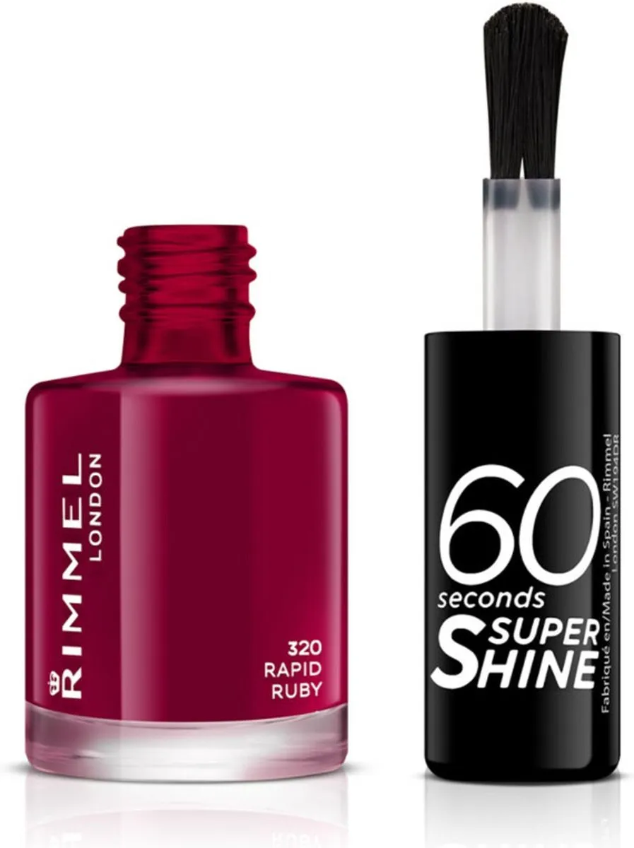 Rimmel London 60 Seconds Nagellak 320 Rapid Ruby 8ml