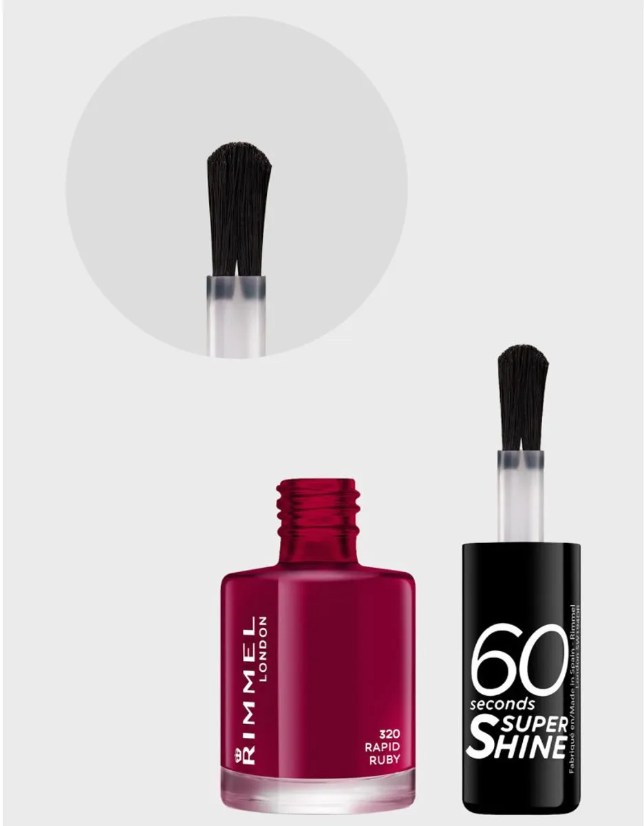 Rimmel London 60 Seconds Nagellak 320 Rapid Ruby 8ml