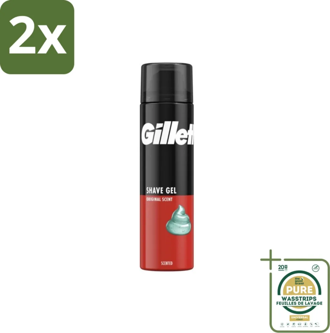Gillette Classic Scheergel 400ml (2x200ml)