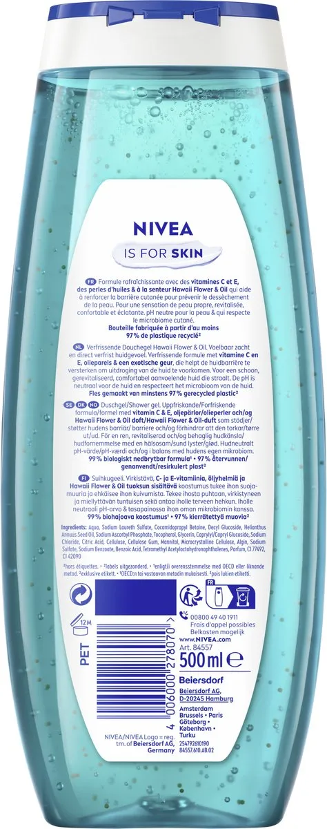 NIVEA Hawaii Flower & Oil Douchegel 3000ml - 6 Stuks - afbeelding 6 van 6