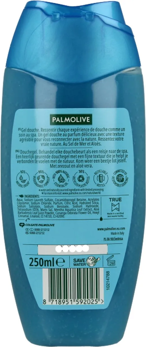 Palmolive Thermal Douchegel Zeezout & Aloë Vera 250ml