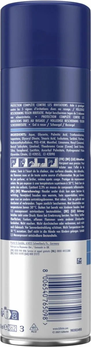 Gillette Series Hydraterende Scheergel Preps 200ml
