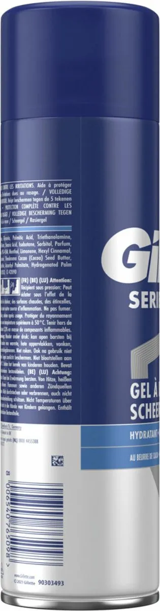 Gillette Series Hydraterende Scheergel Preps 200ml - afbeelding 6 van 6
