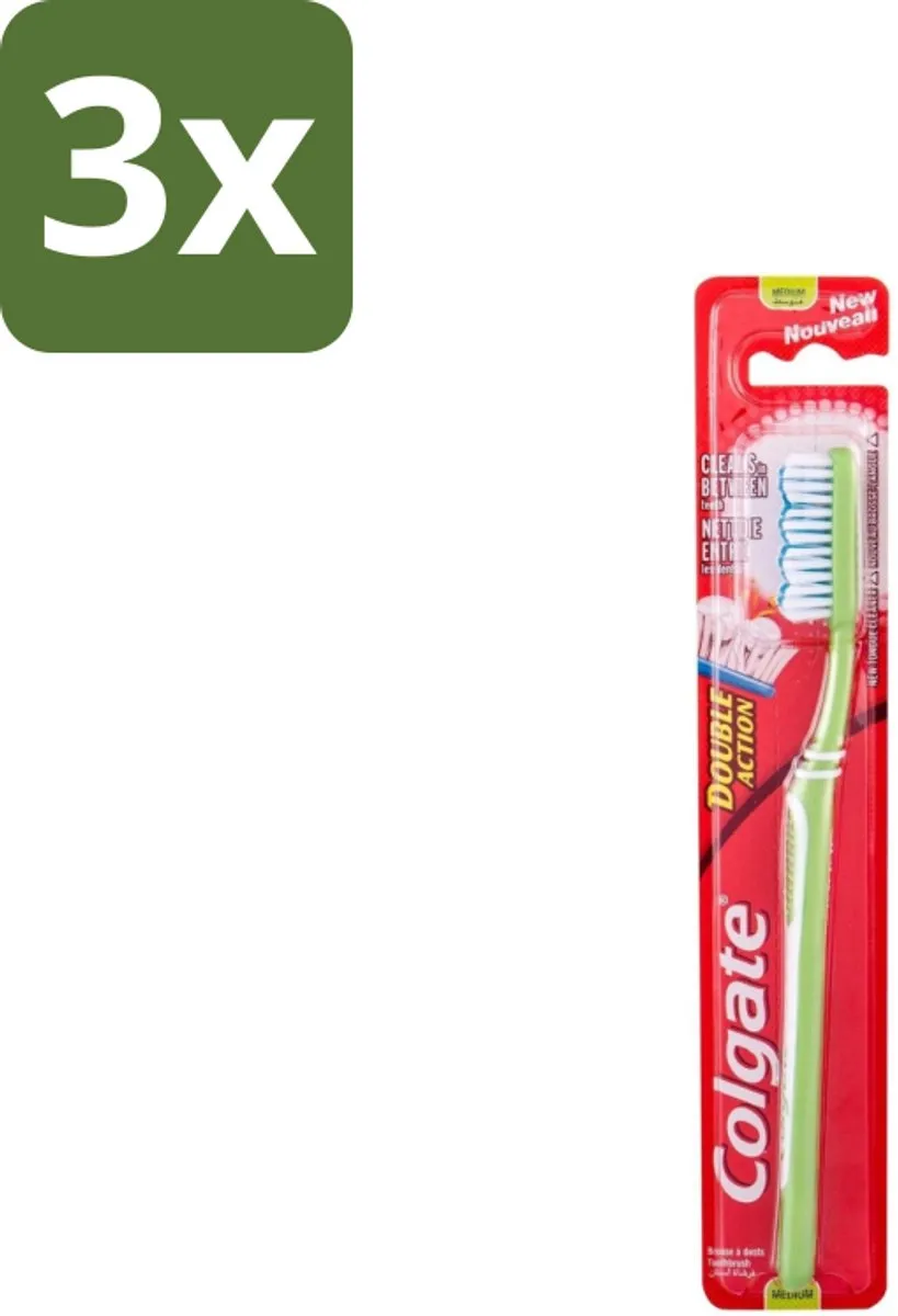 Colgate Double Action Medium Tandenborstels