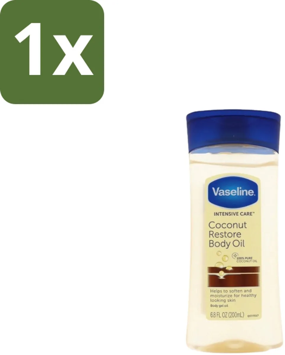 Vaseline Body Oil Coconut Restore 200ml