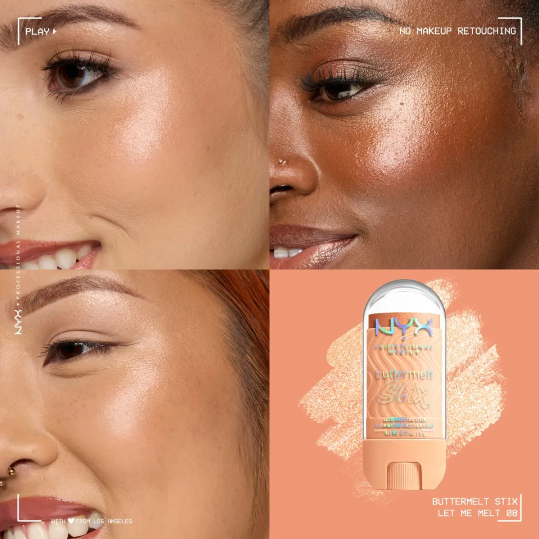 NYX Buttermelt Highlighter Stix Let Me Melt - 5g