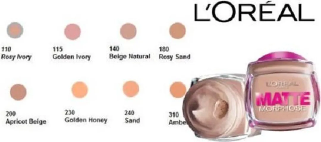 L'Oréal Paris Matte Morphose Foundation 310 Amber - 20ml