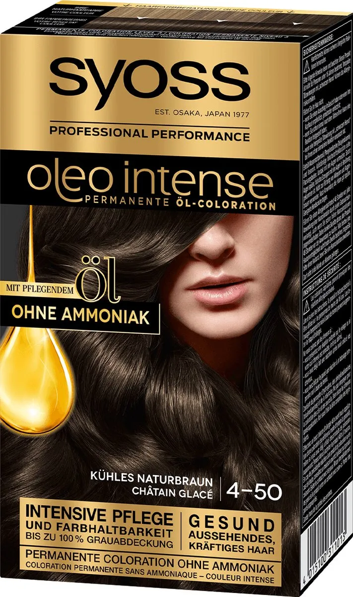 SYOSS Oleo Intense Haarverf 4-50 Ijzig Bruin 115ml