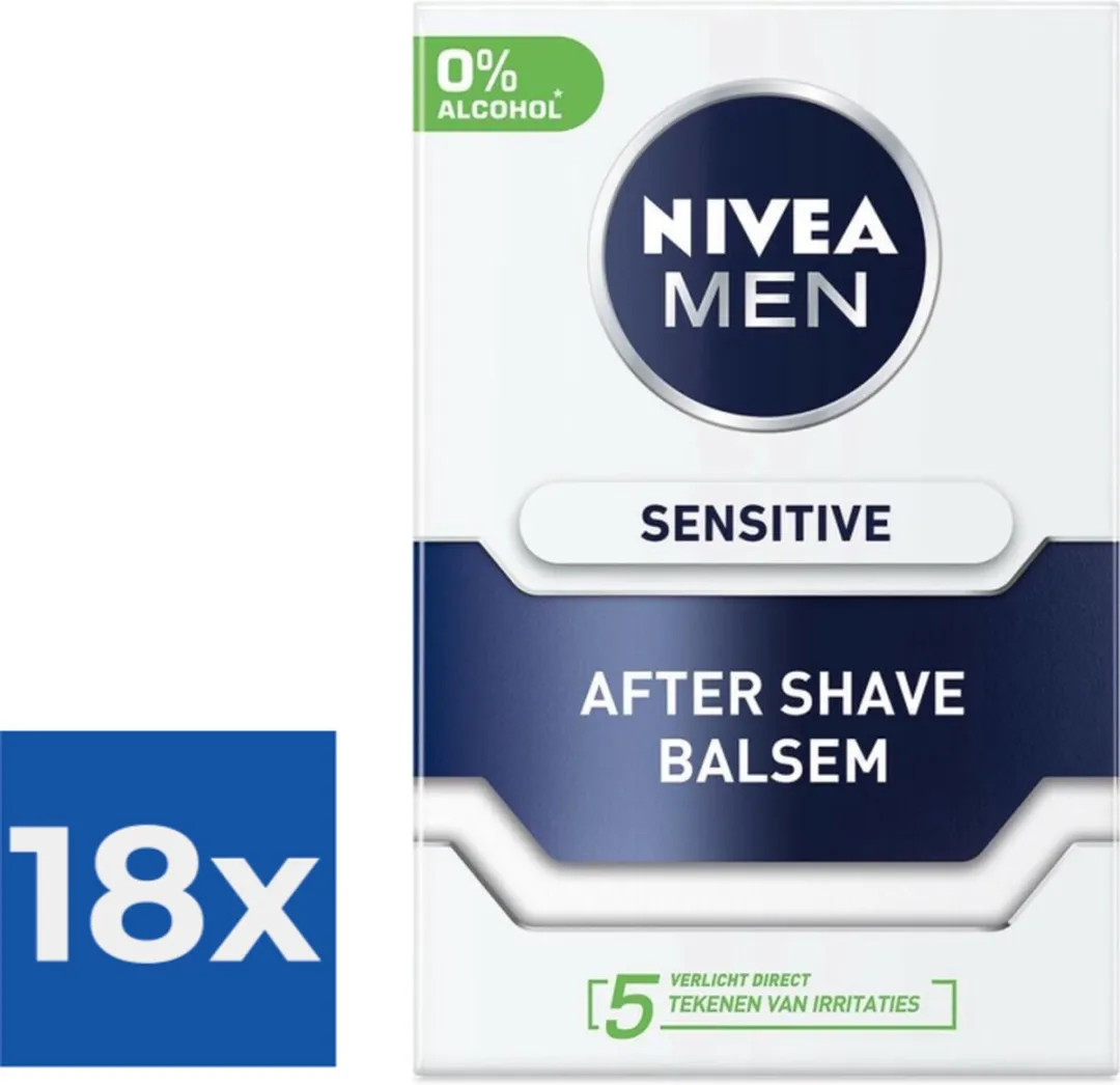 NIVEA After Shave Balsem Sensitive 18x100ml