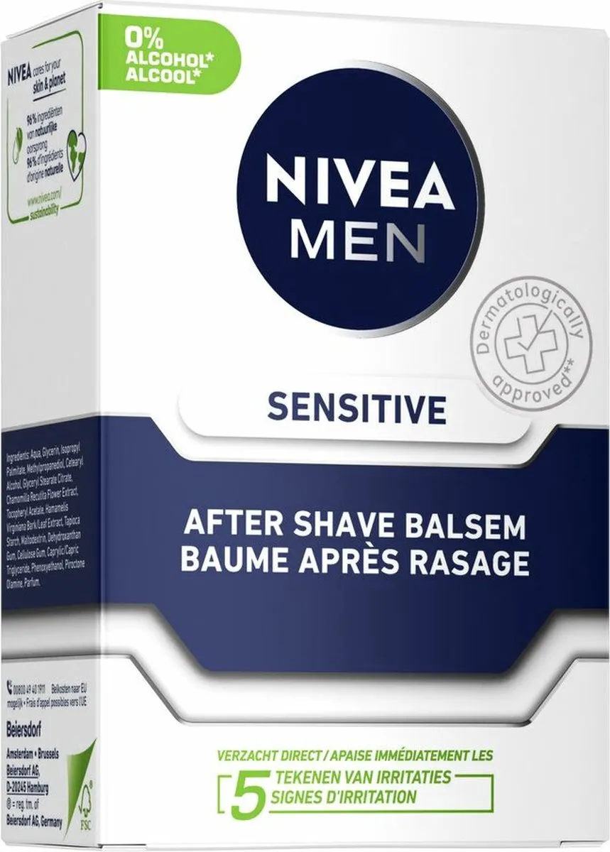 NIVEA After Shave Balsem Sensitive 18x100ml