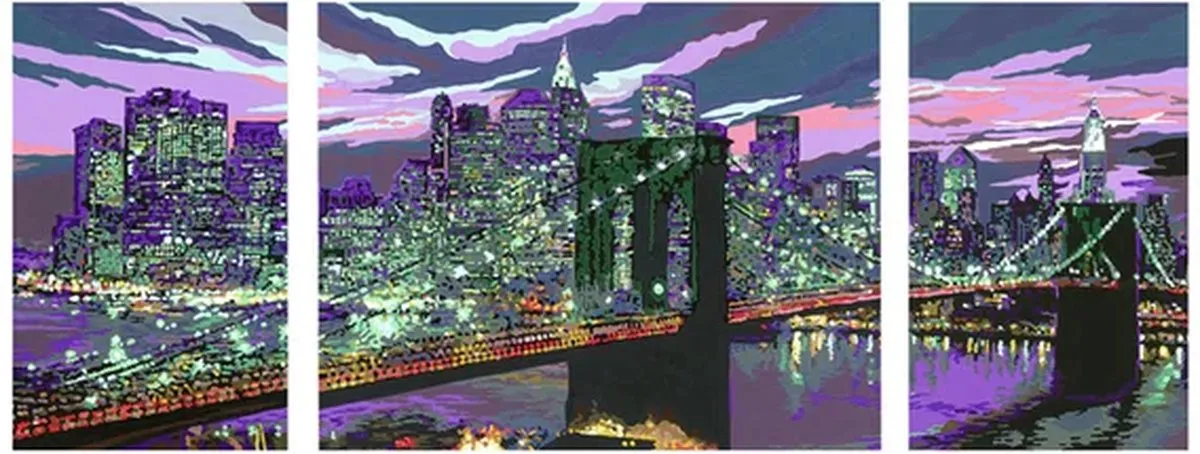 Ravensburger New York Skyline Schilderpakket - Hout Acryl