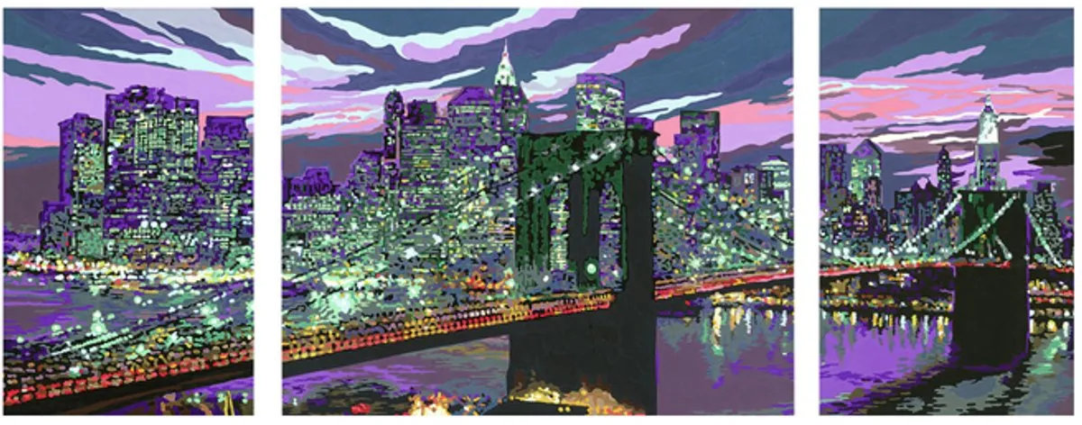 Ravensburger New York Skyline Schilderpakket - Hout Acryl