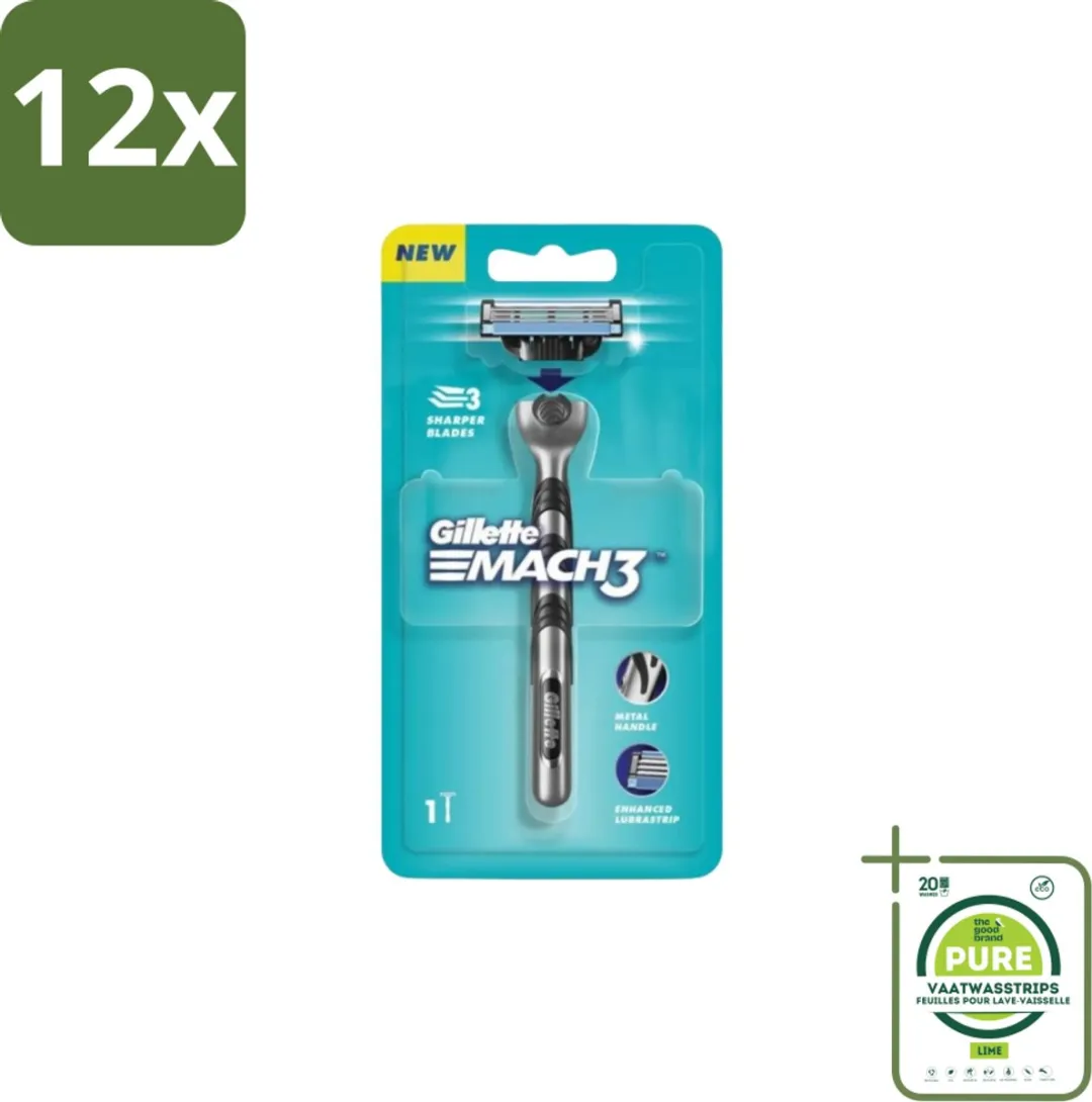 Gillette Mach3 Scheermeshouder + 1 Mes